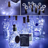 Hjemix | LED Flaske Lys Kork Natt Lys DIY Dekor Gave
