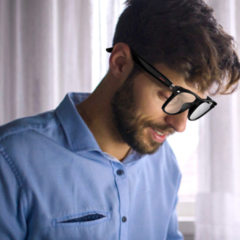 Hjemix | Trådløse Hodetelefoner Anti-Bluelys Briller