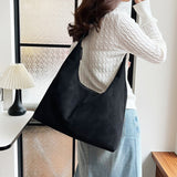 Hjemix | Suede budveske med stor kapasitet