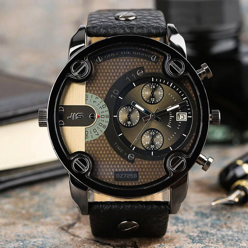 Hjemix | Men’s Fashion Stor Ur Stil Stål Armbånd Klokke