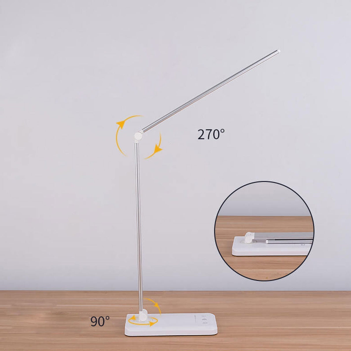 Hjemix | Nordisk Kreativ Foldbar Berøringsdimbar LED Skrivebordslampe