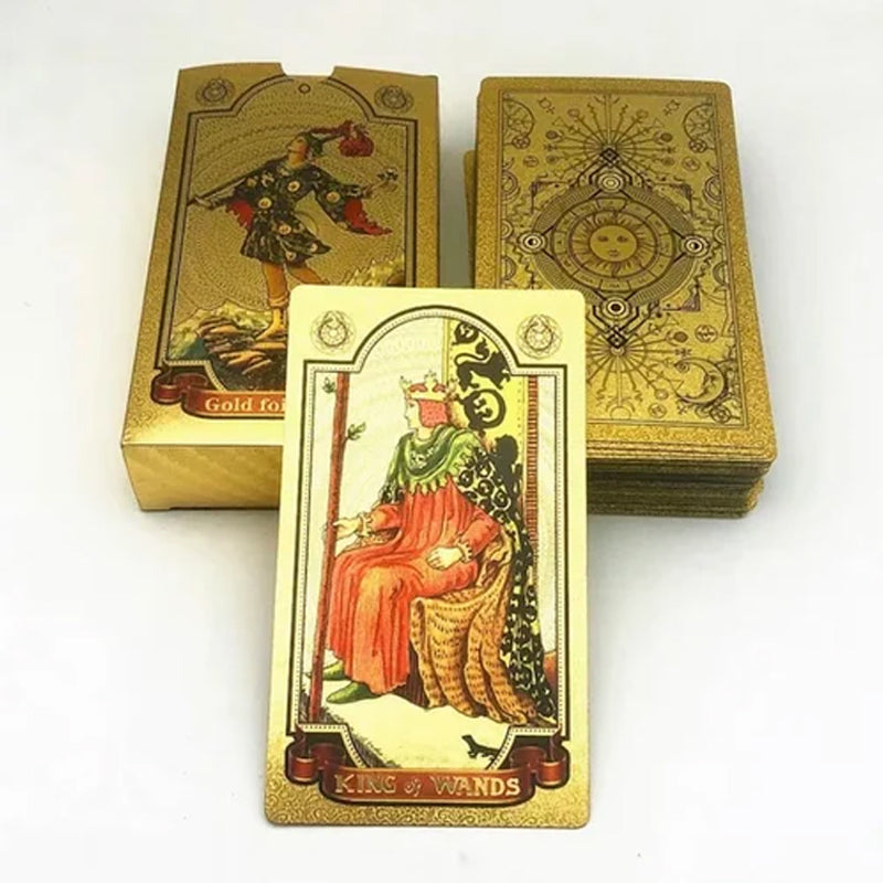 Oppdag den mystiske verden av Tarot Gold Foil Tarot