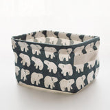 Hjemix | Sammenleggbar Bomull Tøymappen