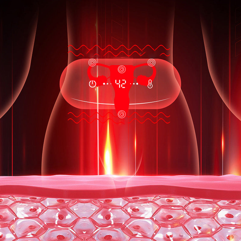 Hjemix | Menstruasjon Vibrasjon Mage Massasje Varm Kompress