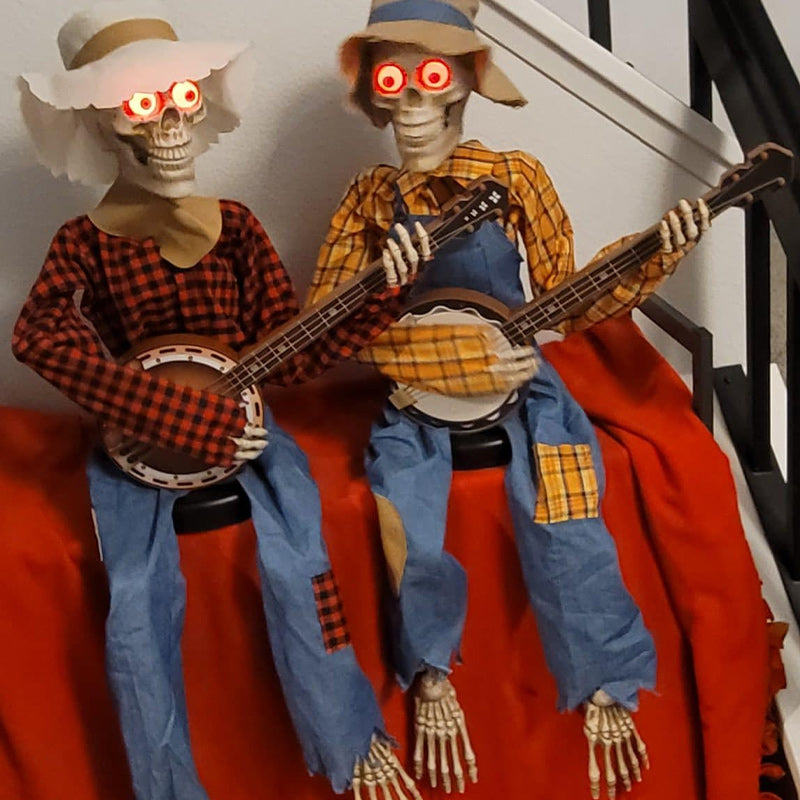 Hjemix | Morosomme animerte duellerende banjo-skjeletter