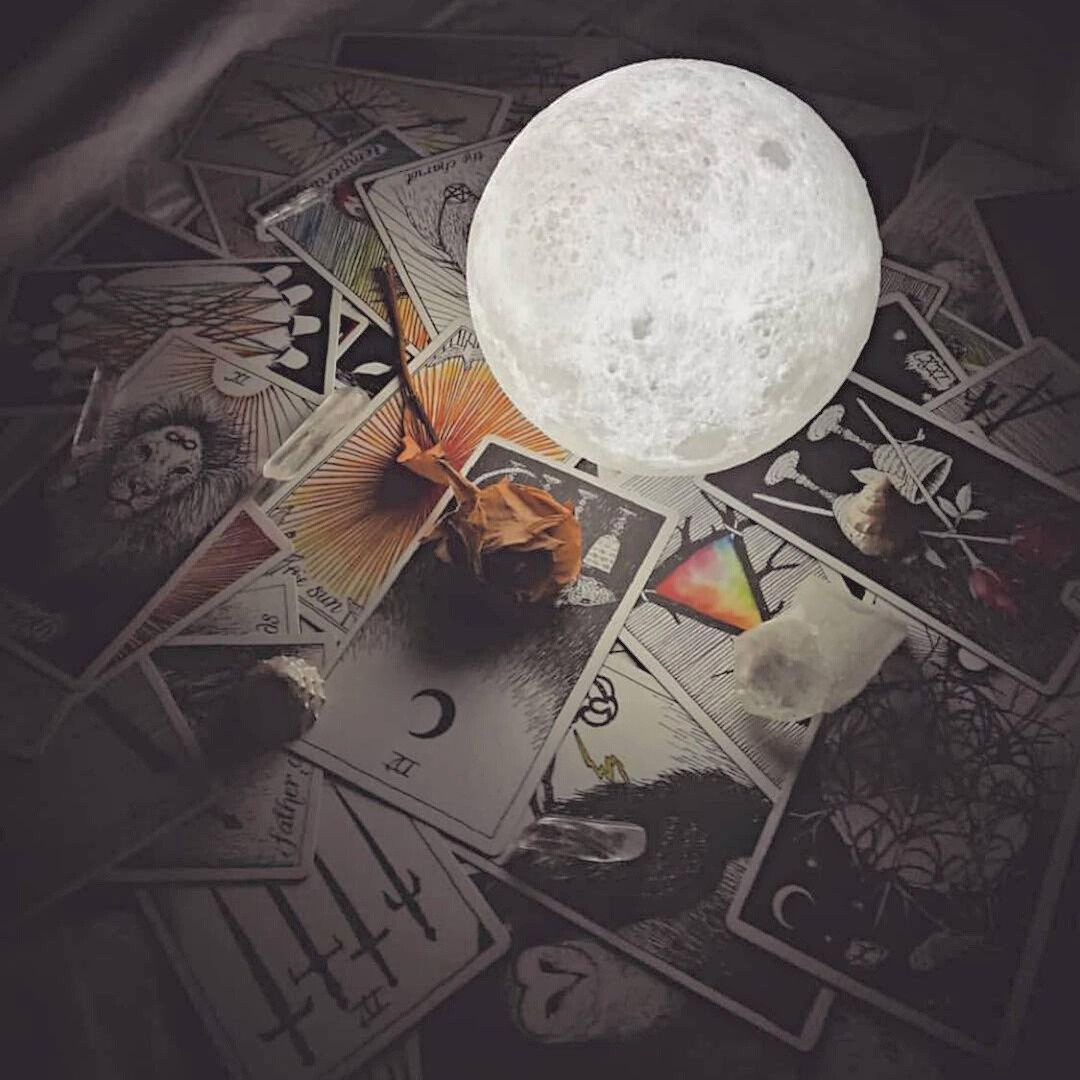 Hjemix | Moon lampe - Lunar - Oppladbar - Berøringskontroll