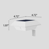 Hjemix | Solar UFO-formet design gjerde lys LED utendørs vegglampe