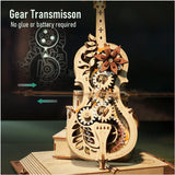 Hjemix | DIY Tre Cello, Selvspillende Musikkinstrument, Magisk Musikkboks, Kule Gaveideer