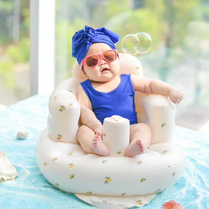 Hjemix | Multifunksjonelt Baby Behagelig Oppblåsbar Flytende Stol