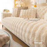 Hjemix | tykk kanin plysj sofa trekker