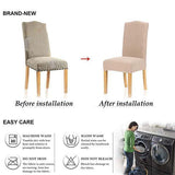 Hjemix | Vanntett elastisk trekk til spisestuestoler