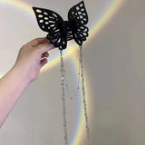 Hjemix | Frynse sommerfugl hårspenne