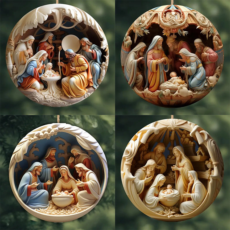 Hjemix | Juleornament med nativity
