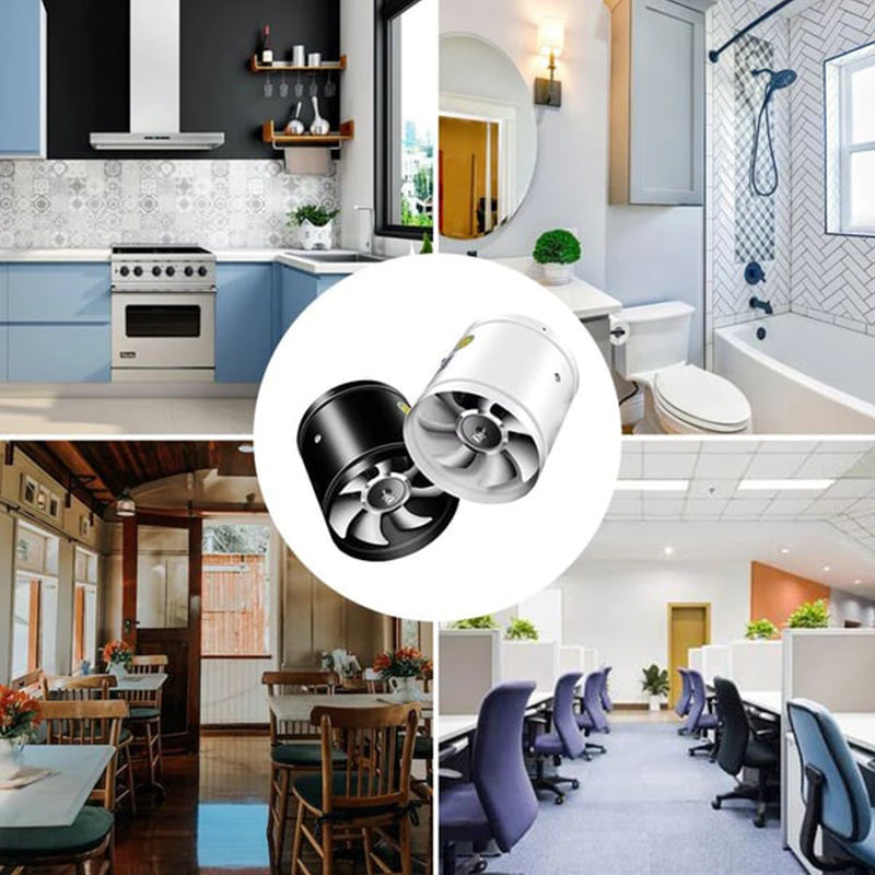 Hjemix | Super sugekraft multifunksjonell kraftig stille kjøkkenventilator