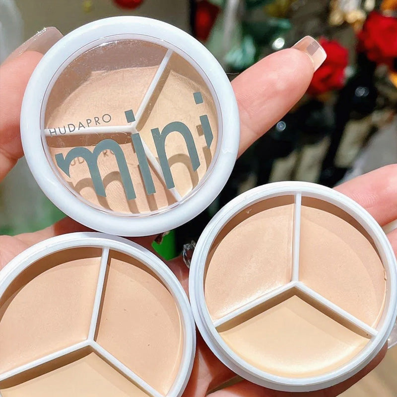 Hjemix | Tri-Farge Concealer Palette for Akne Flekkene og Mørke Sirkler