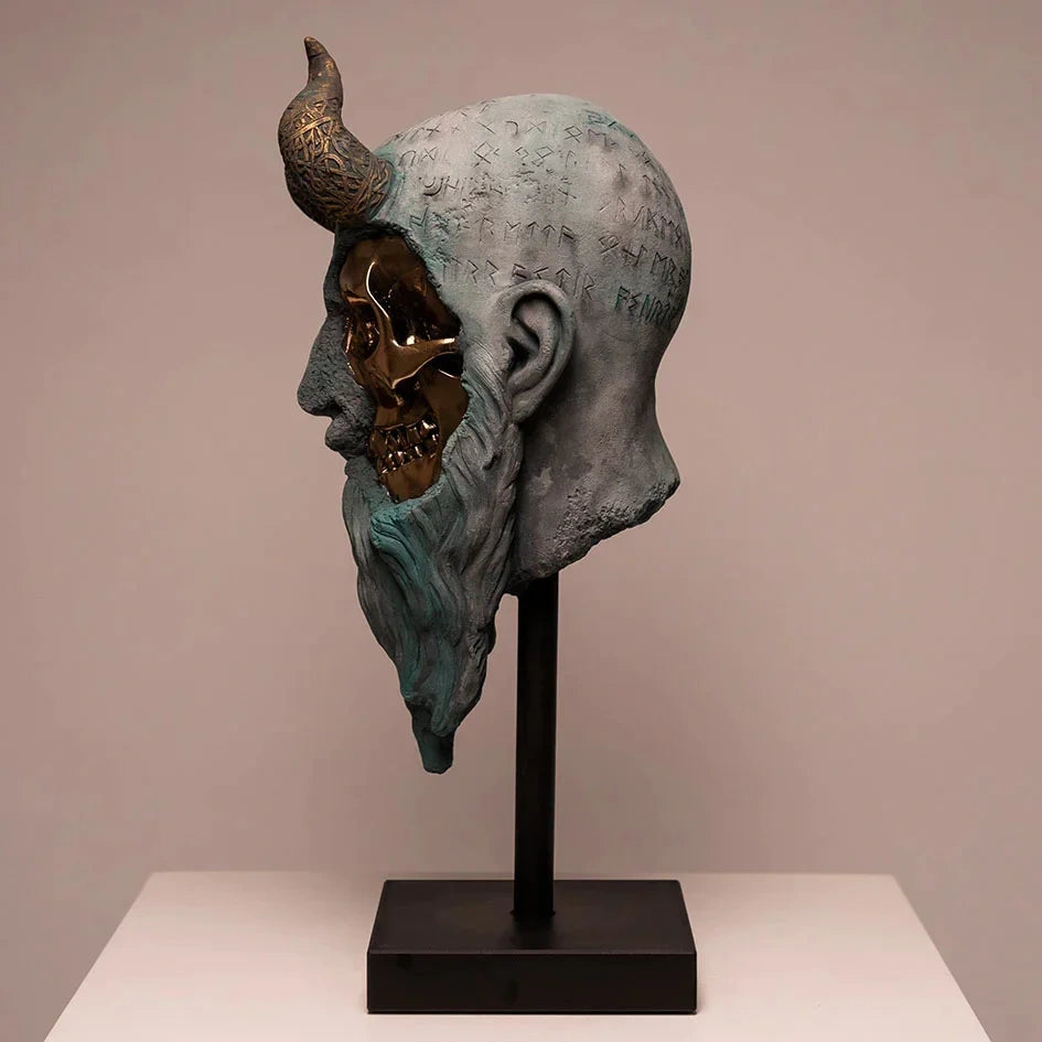 Hjemix | Mimir Hodeskalle Statue