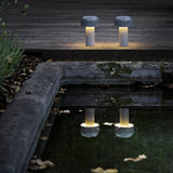 Hjemix | LED Bordlampe - Lumina - Trefarget Dimming Funksjon - Bærbar Lading