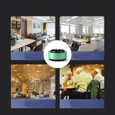 Hjemix | Røykfjerner Elektronisk Asjett Luftrenser - Hjemmekontor