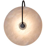 Hjemix | Hvit Alabaster Vegglampe