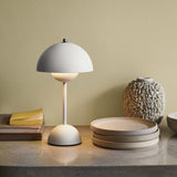 Hjemix | Justerbar lysstyrke blomsterpotte lampe - Italiensk oppladbar bordlampe VP3