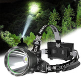 Hjemix | Aikertec Oppladbar LED Hodelykt 100,000 Lumen – Super Lys og Vanntett