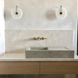Hjemix | Hvit Alabaster Vegglampe
