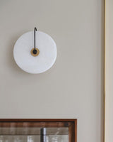 Hjemix | Hvit Alabaster Vegglampe