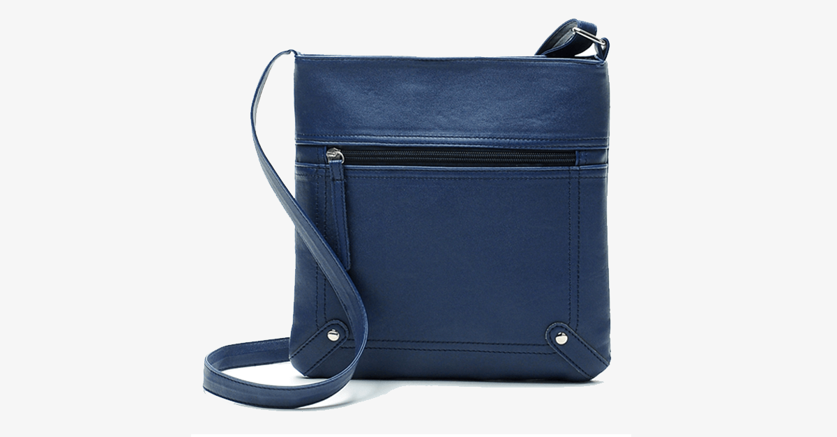 Hjemix | Crossbody Messenger Bag - Laget av PU-lær - Høy kvalitet - Multifunksjonelle vesker