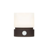 Hjemix | Moderne nordisk timer oppladbar ABS HIPS silikon sylinder LED bordlampe nattlys for natbordet