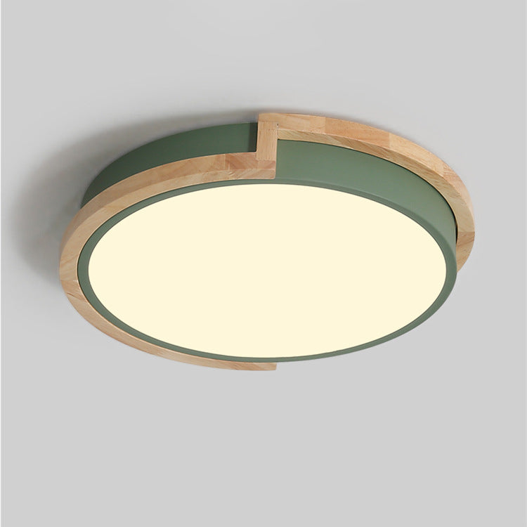 Hjemix | LumenCraft Nordic LED Taklampe | Treramme | Akrylskjerm | Stemningslys | For Soverom og Stue