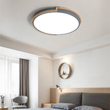 Hjemix | LumenCraft Nordic LED Taklampe | Treramme | Akrylskjerm | Stemningslys | For Soverom og Stue