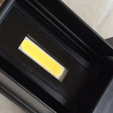 Hjemix | Moderne Minimalistisk Vanntett kube Opp Ned Aluminium Glass Induksjon LED Vegg Lys Lamper For Soverom