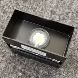 Hjemix | Moderne Minimalistisk Vanntett kube Opp Ned Aluminium Glass Induksjon LED Vegg Lys Lamper For Soverom
