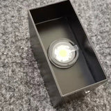 Hjemix | Moderne Minimalistisk Vanntett kube Opp Ned Aluminium Glass Induksjon LED Vegg Lys Lamper For Soverom