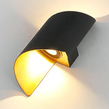 Hjemix | Moderne Minimalistisk Vanntett Spiral Aluminiums Akryl LED Vegglampe for Soverom