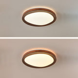 Hjemix | Enkelhet Jern Akryl Rund LED Taklampe for Soverom