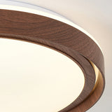 Hjemix | Enkelhet Jern Akryl Rund LED Taklampe for Soverom