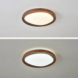 Hjemix | Enkelhet Jern Akryl Rund LED Taklampe for Soverom