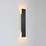 Hjemix | Moderne Minimalistisk Lang Stripe Aluminium Akryl LED Vanntett Vegglampe For Utendørs Patio
