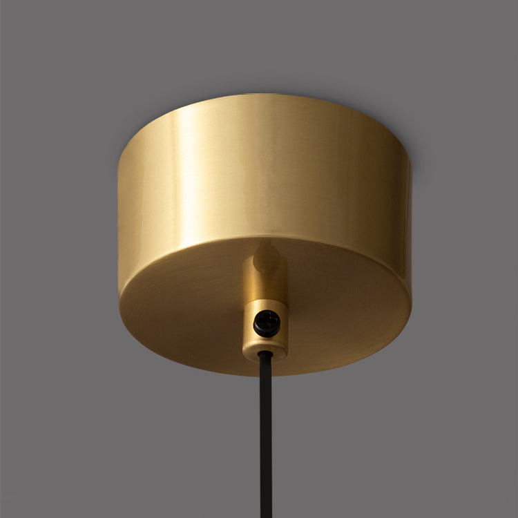 Hjemix | Minimalistisk Rund Sylinder Jern LED Pendellampe for Soverom