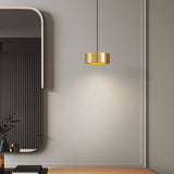 Hjemix | Minimalistisk Rund Sylinder Jern LED Pendellampe for Soverom