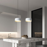 Hjemix | Minimalistisk Rund Sylinder Jern LED Pendellampe for Soverom