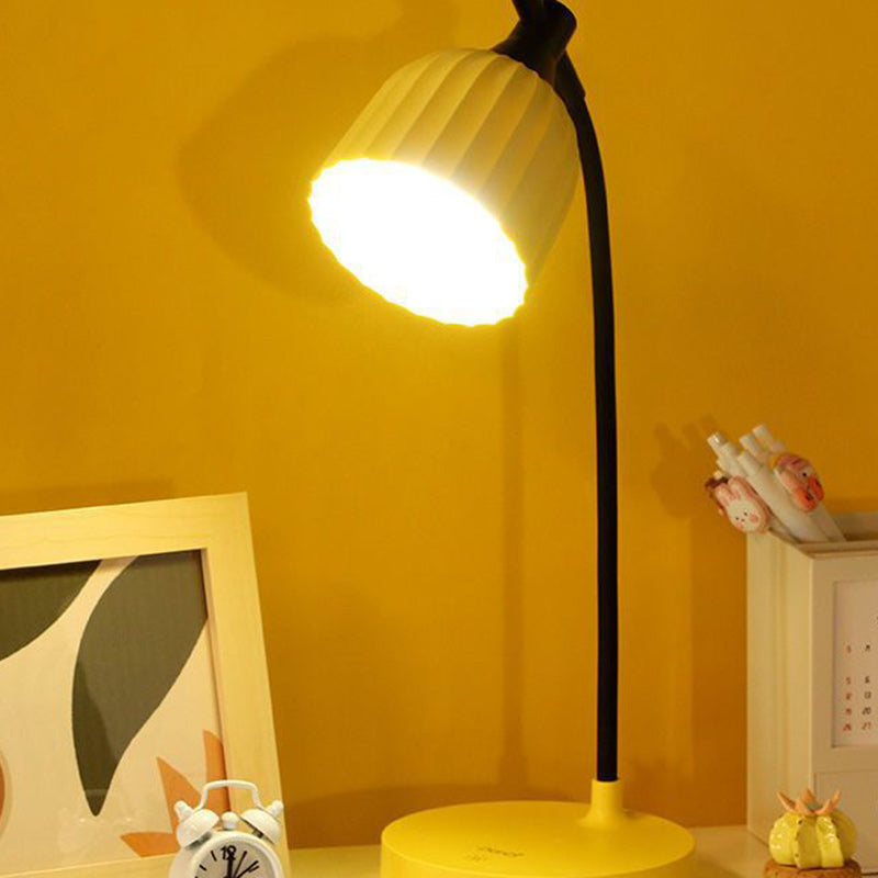 Hjemix | Moderne Minimalistisk Rund Brettet ABS LED Bordlampe For Stuen