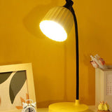 Hjemix | Moderne Minimalistisk Rund Brettet ABS LED Bordlampe For Stuen