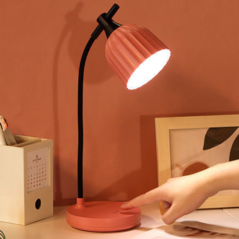 Hjemix | Moderne Minimalistisk Rund Brettet ABS LED Bordlampe For Stuen