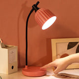 Hjemix | Moderne Minimalistisk Rund Brettet ABS LED Bordlampe For Stuen