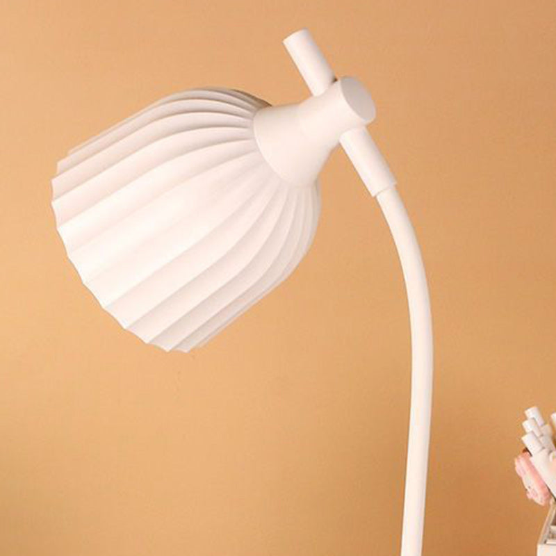 Hjemix | Moderne Minimalistisk Rund Brettet ABS LED Bordlampe For Stuen