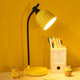 Hjemix | Moderne Minimalistisk Rund Brettet ABS LED Bordlampe For Stuen