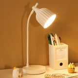 Hjemix | Moderne Minimalistisk Rund Brettet ABS LED Bordlampe For Stuen