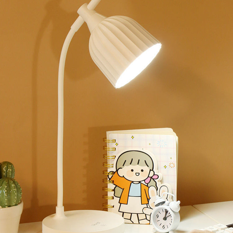 Hjemix | Moderne Minimalistisk Rund Brettet ABS LED Bordlampe For Stuen